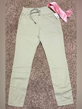 Juicy Couture Easy Skinny Green Melon Drawstring Jogger Pants Size 27 NWT